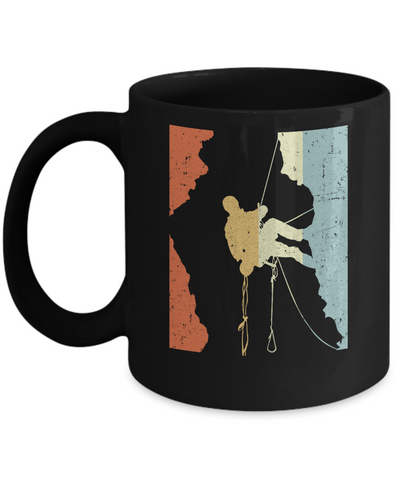 Vintage Rock Climbing Climb Mug Coffee Mug | Teecentury.com