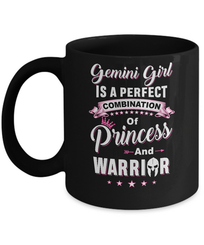 Gemini Girl Princess Warrior May June Birthday Mug Coffee Mug | Teecentury.com