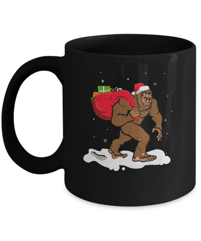 Bigfoot Santa Christmas Boys Men Sasquatch Xmas Gift Mug Coffee Mug | Teecentury.com