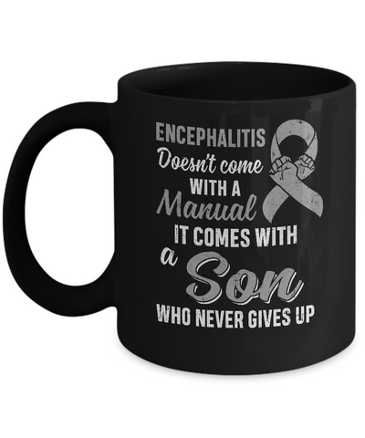 Encephalitis Awareness Son Warrior Gifts Mug Coffee Mug | Teecentury.com