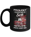 Supporting My Son As He Serves Proud Army Dad Mug Coffee Mug | Teecentury.com