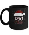 Santa Dad Claus Red Plaid Family Pajamas Christmas Gift Mug Coffee Mug | Teecentury.com
