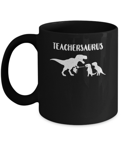Teacher Funny Teachersaurus Dinosaur Mug Coffee Mug | Teecentury.com