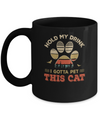 Vintage Hold My Drink I Gotta Pet This Cat Funny Lover Mug Coffee Mug | Teecentury.com
