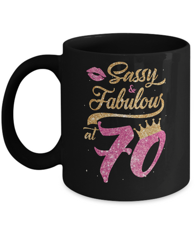 Sassy And Fabulous At 70th 1952 Birthday Gift Mug Coffee Mug | Teecentury.com