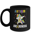 Inspirational Autism Awareness Unicorn Support Mug Coffee Mug | Teecentury.com