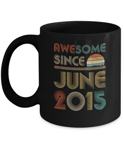 Awesome Since June 2015 Vintage 7th Birthday Gifts Mug Coffee Mug | Teecentury.com