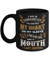 I'm A February Guy I Was Born With My Heart Birthday Mug Coffee Mug | Teecentury.com