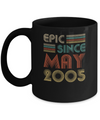 Epic Since May 2005 Vintage 17th Birthday Gifts Mug Coffee Mug | Teecentury.com