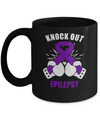 Boxing knock out Epilepsy Awareness Support Mug Coffee Mug | Teecentury.com