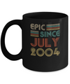 Epic Since July 2004 Vintage 18th Birthday Gifts Mug Coffee Mug | Teecentury.com