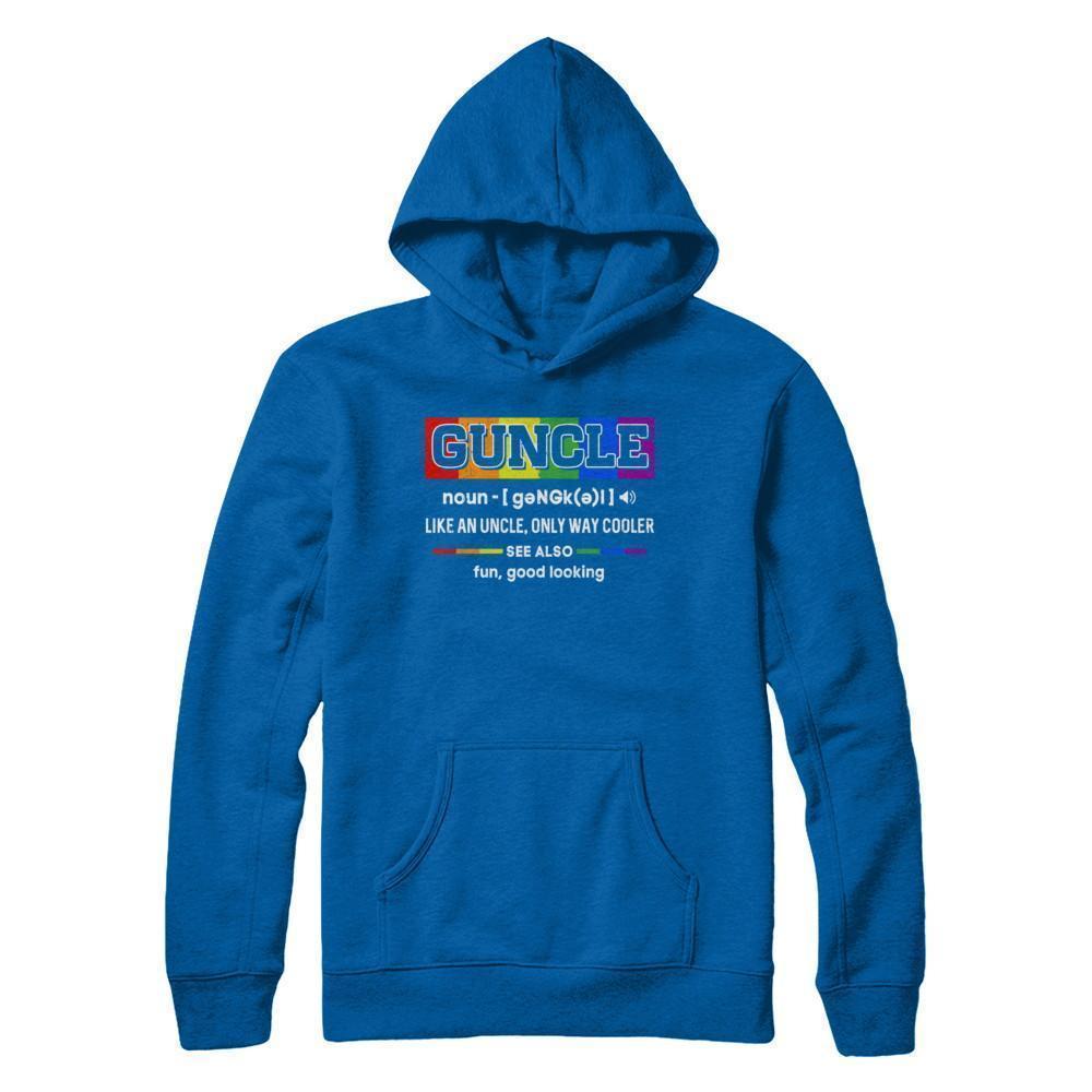 Guncle Gay Uncle Definition Lgbt Rainbow Pride T-Shirt & Hoodie | Teecentury.com