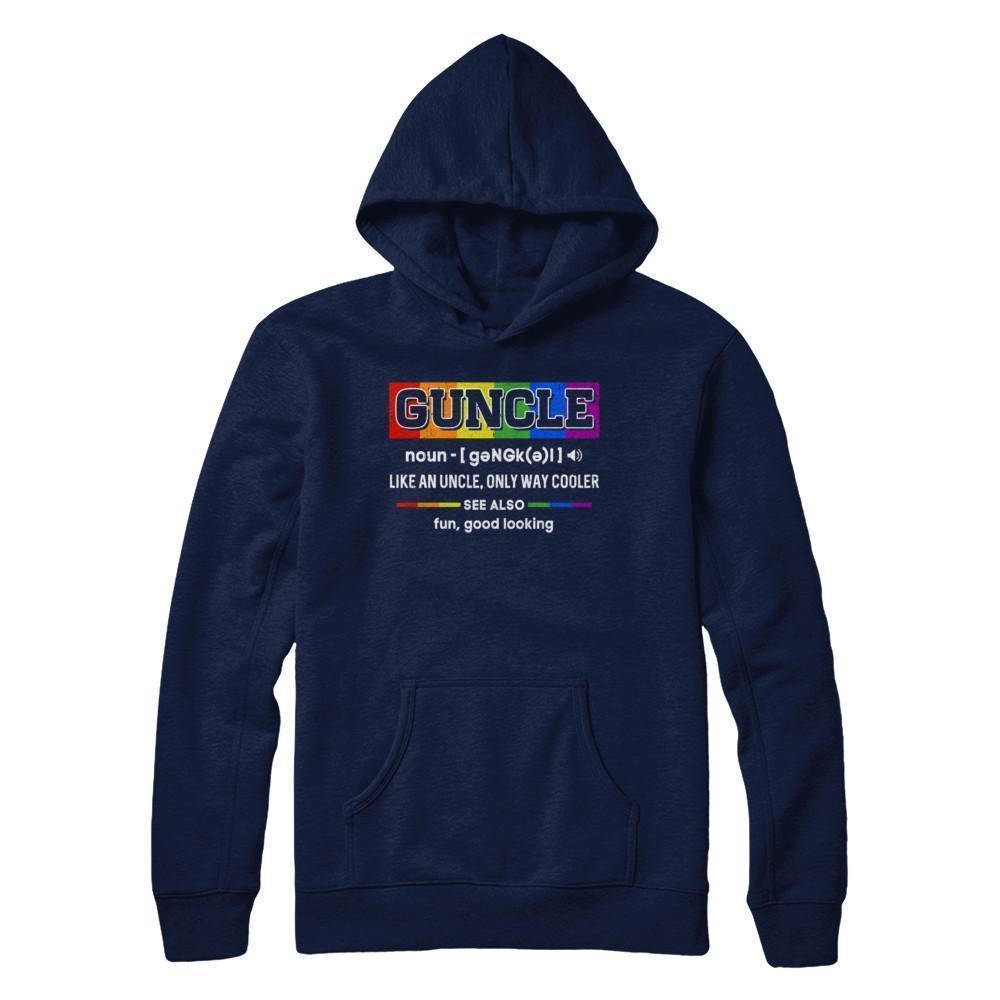 Guncle Gay Uncle Definition Lgbt Rainbow Pride T-Shirt & Hoodie | Teecentury.com