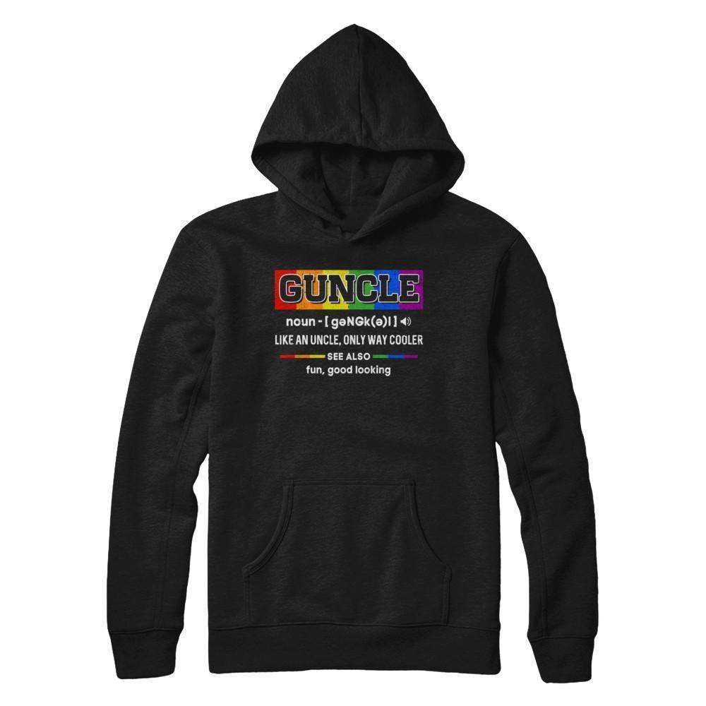 Guncle Gay Uncle Definition Lgbt Rainbow Pride T-Shirt & Hoodie | Teecentury.com