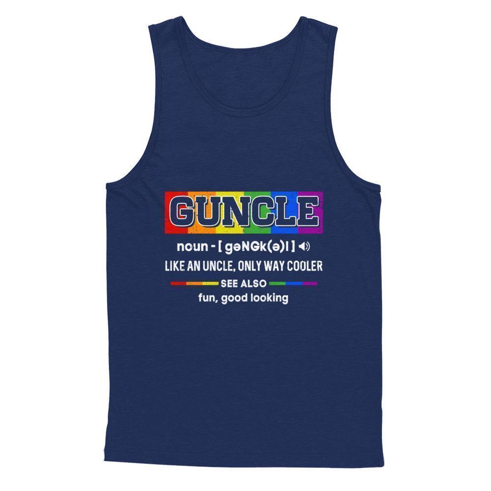 Guncle Gay Uncle Definition Lgbt Rainbow Pride T-Shirt & Hoodie | Teecentury.com
