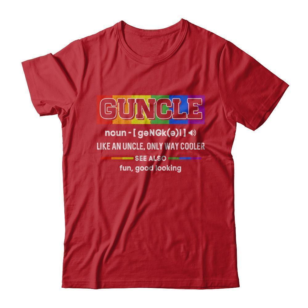 Guncle Gay Uncle Definition Lgbt Rainbow Pride T-Shirt & Hoodie | Teecentury.com