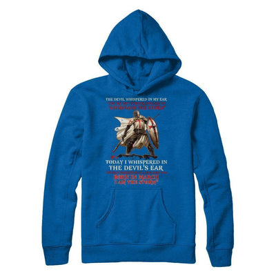 Knight Templar The Devil Whispered A Man Born In March The Storm T-Shirt & Hoodie | Teecentury.com