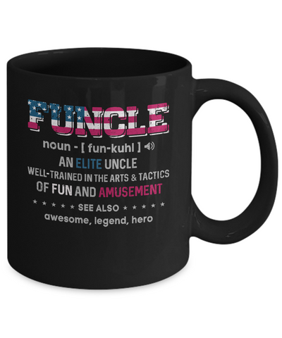 Veteran Funcle Fun Uncle Definition Military Mug Coffee Mug | Teecentury.com