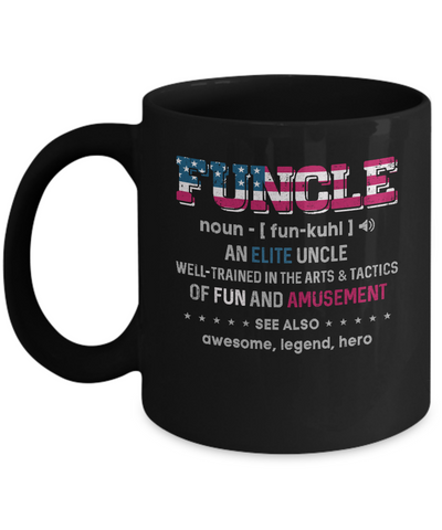 Veteran Funcle Fun Uncle Definition Military Mug Coffee Mug | Teecentury.com