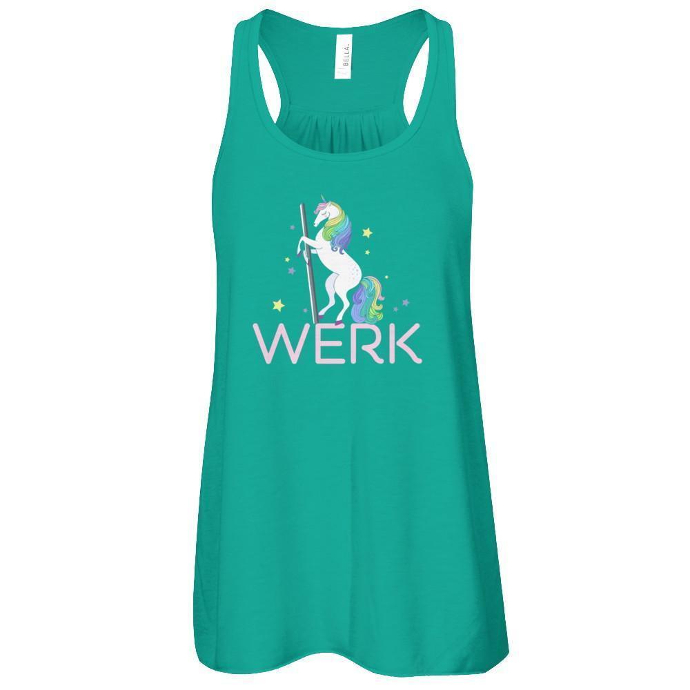 Werk Unicorn Funny T-Shirt & Tank Top | Teecentury.com