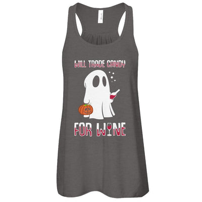 Will Trade Candy For Wine Lover Halloween T-Shirt & Tank Top | Teecentury.com